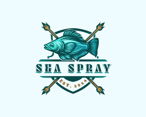 Fish Seafood Fisherman logo design