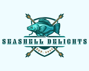 Fish Seafood Fisherman logo design