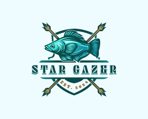 Fish Seafood Fisherman logo design