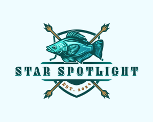 Fish Seafood Fisherman logo design