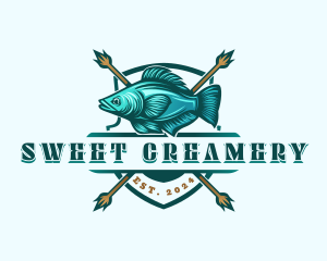 Fish Seafood Fisherman logo design