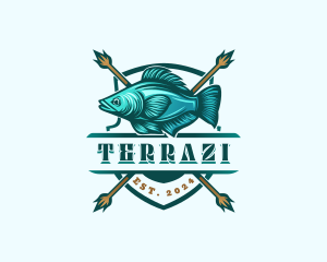 Fish Seafood Fisherman logo design