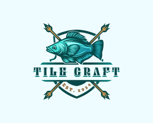 Fish Seafood Fisherman logo design