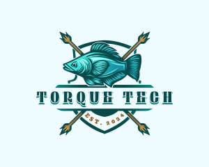 Fish Seafood Fisherman logo design