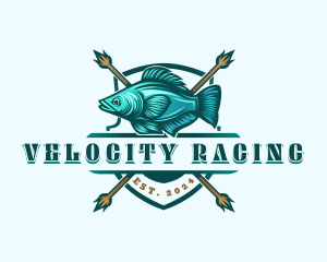 Fish Seafood Fisherman logo design