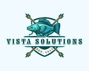 Fish Seafood Fisherman logo design