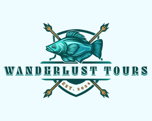 Fish Seafood Fisherman logo design