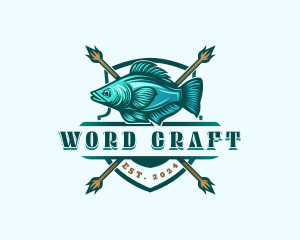 Fish Seafood Fisherman logo design