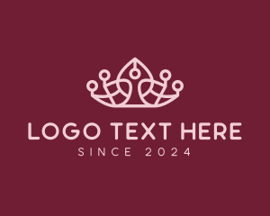 Queen - Crown Jewel Beauty logo design