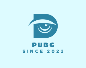 Surveillance - Cyber Eye Tech Letter D logo design
