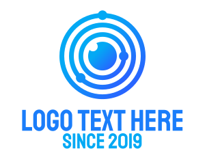Institution - Blue Tech Business Circle Company logo design