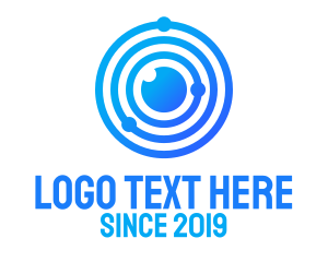 Business - Blue Tech Business Circle Company logo design