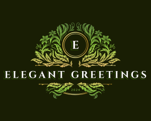 Nature Organic Foliage logo design