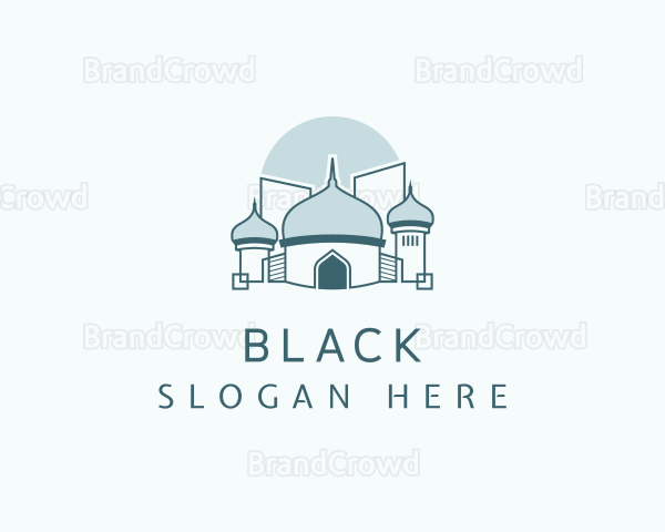 Islamic Mosque Landmark Logo