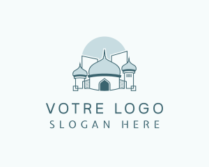 Islamic Mosque Landmark Logo