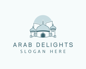 Arab - Islamic Mosque Landmark logo design