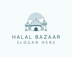 Islamic Mosque Landmark logo design