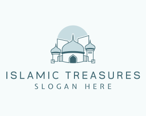 Islamic Mosque Landmark logo design