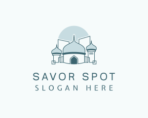 Islamic Mosque Landmark logo design