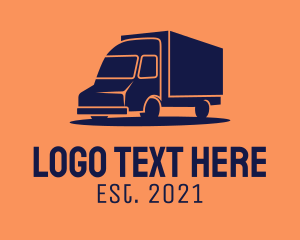 Van - Delivery Cargo Service logo design