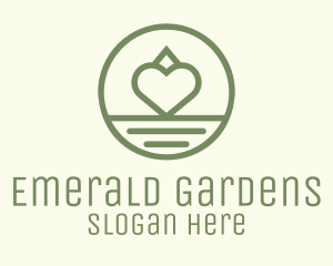 Green Heart Farm  logo design