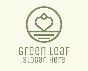 Green Heart Farm  logo design