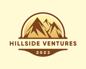 Hillside - Mountain Alpine Scenery logo design