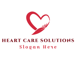 Hand Heart Foundation logo design