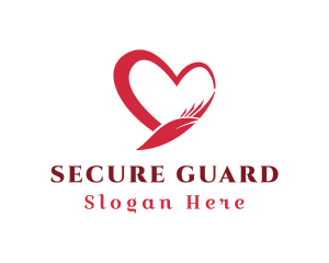Social Welfare - Hand Heart Foundation logo design
