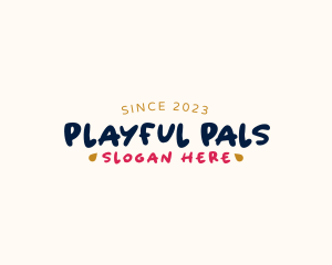 Playful Children Baby logo design