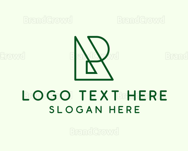 Monoline Letter R Logo