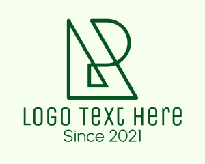 Venture - Monoline Letter R logo design