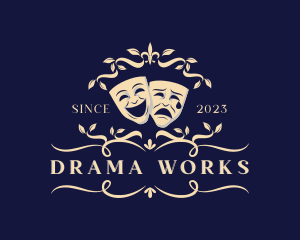 Drama - Theatre Face Mask logo design