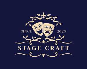 Theatre Face Mask logo design