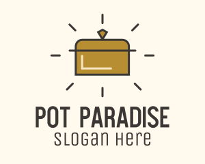 Pot - Kitchen Cooking Pot logo design