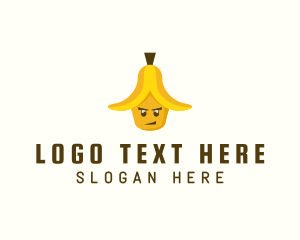 Produce - Banana Peel Hat logo design