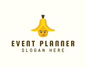 Produce - Banana Peel Hat logo design