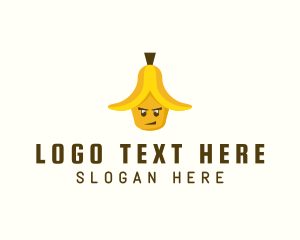 Banana - Banana Peel Hat logo design