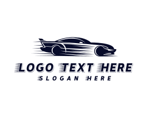 Speed - Fast Car Motorsport logo design