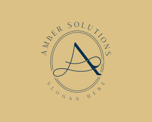 Elegant Business Letter A logo design