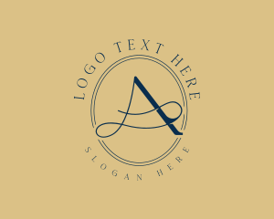 Embroidery - Elegant Business Letter A logo design
