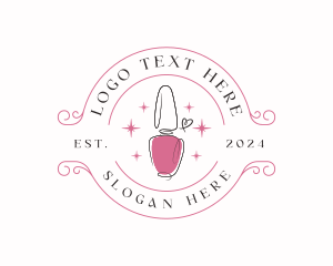 Nail Polish Salon logo design