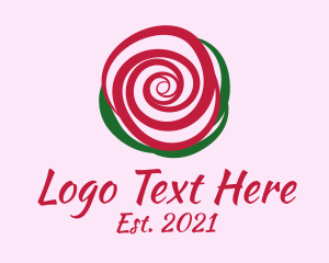 Brushstroke - Rose Beauty Shop logo design