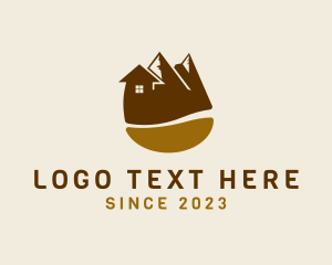 Brewed Coffee - Coffee House Mountains logo design