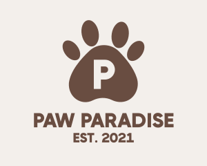 Paw - Pet Dog Paw logo design