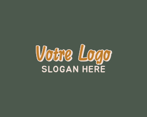 Retro Quirky Wordmark Logo