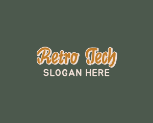 Retro Quirky Wordmark logo design