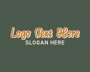 Retro Quirky Wordmark Logo