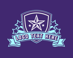 Badge - Star Shield Gaming logo design