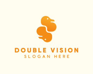Two - Rubber Ducky Duo logo design